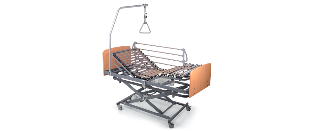 Somier articulado geriátrico con complementos Vimur Confort